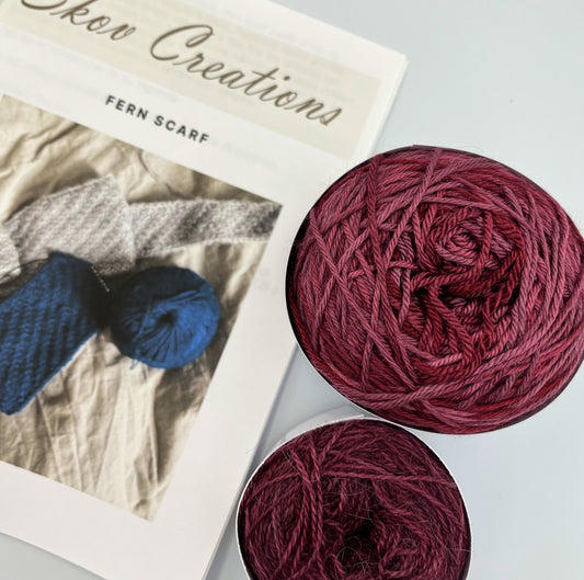 Fern Scarf - Strikkekit