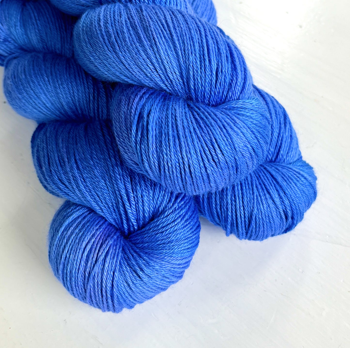 Electric Blue  - Merino Silk