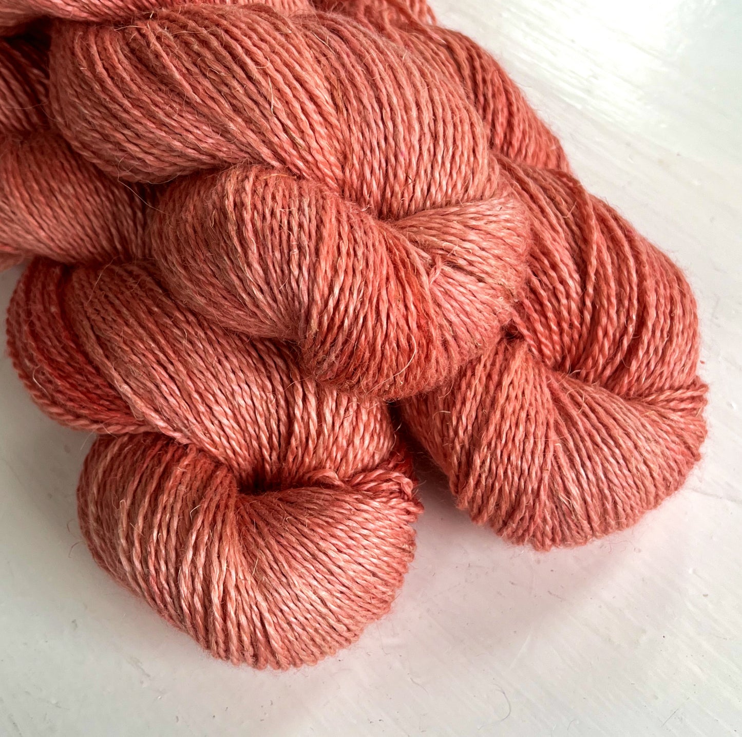 Pink Salmon - Silky Linen Baby DK